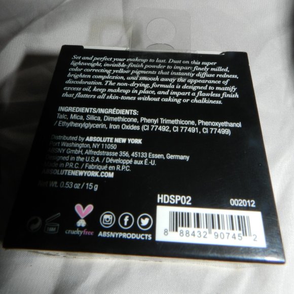 Absolute New York HD Flawless Setting Powder Brightening Banana - Picture 14 of 15